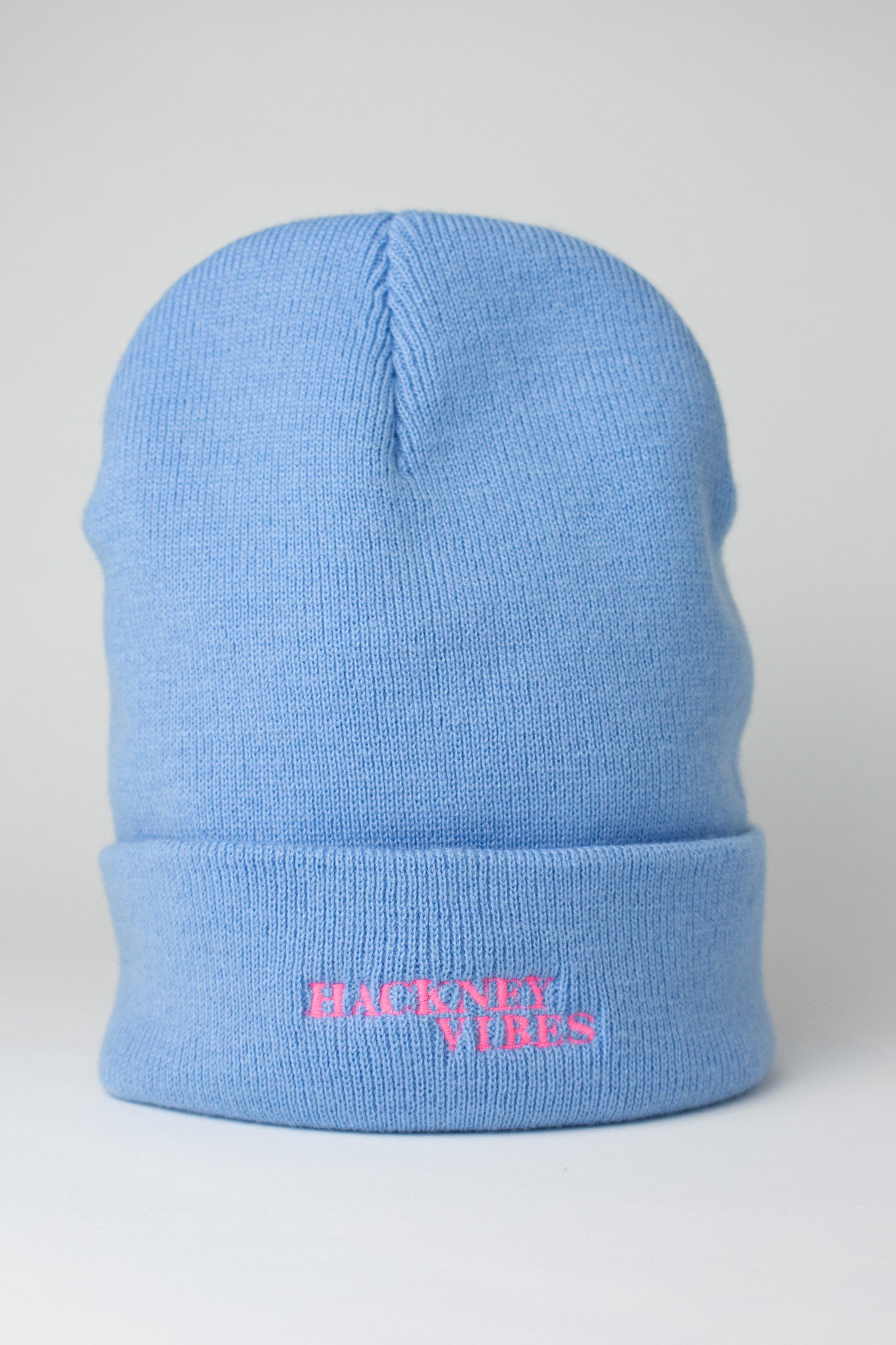 Light Blue Unisex Beanie Hat - Hackney Vibes Collection