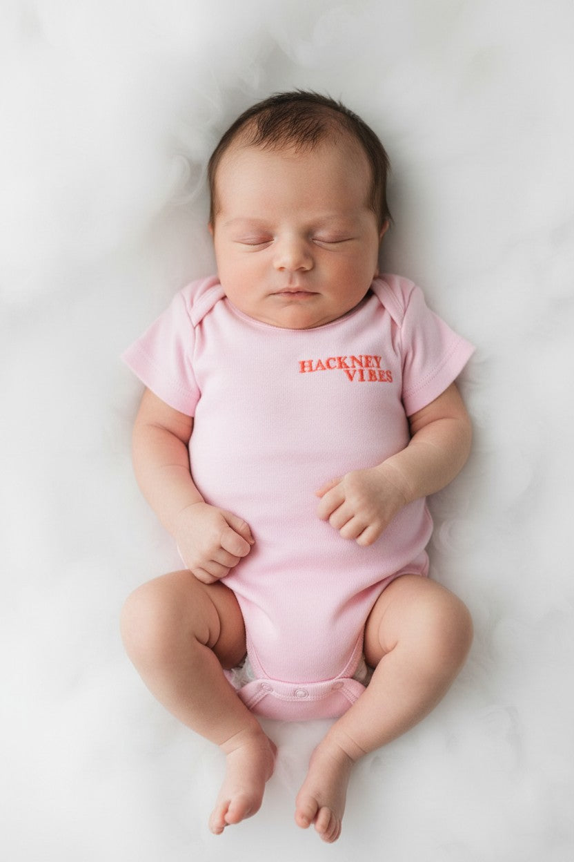 Soft Pink Baby Bodysuit – Hackney Vibes