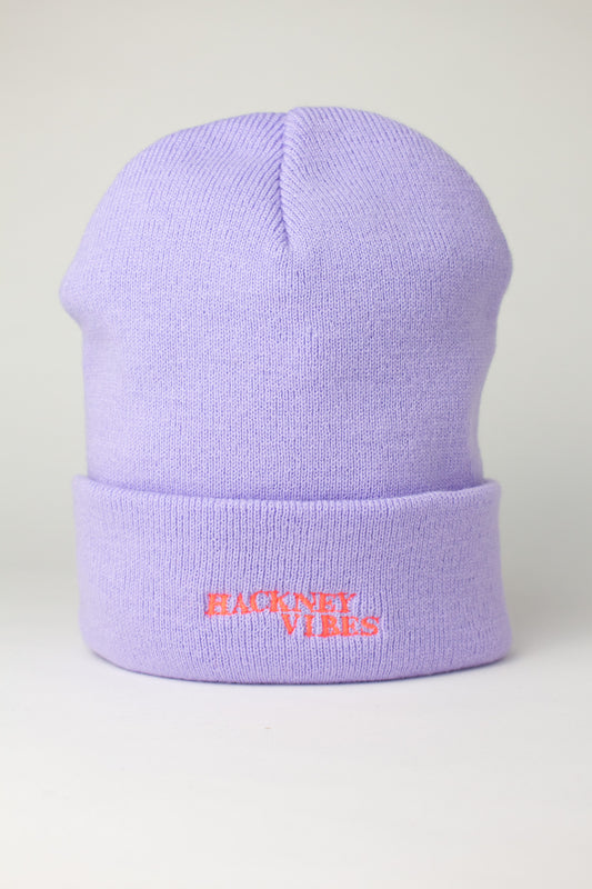 Hackney Vibes Lavender Beanie Unisex