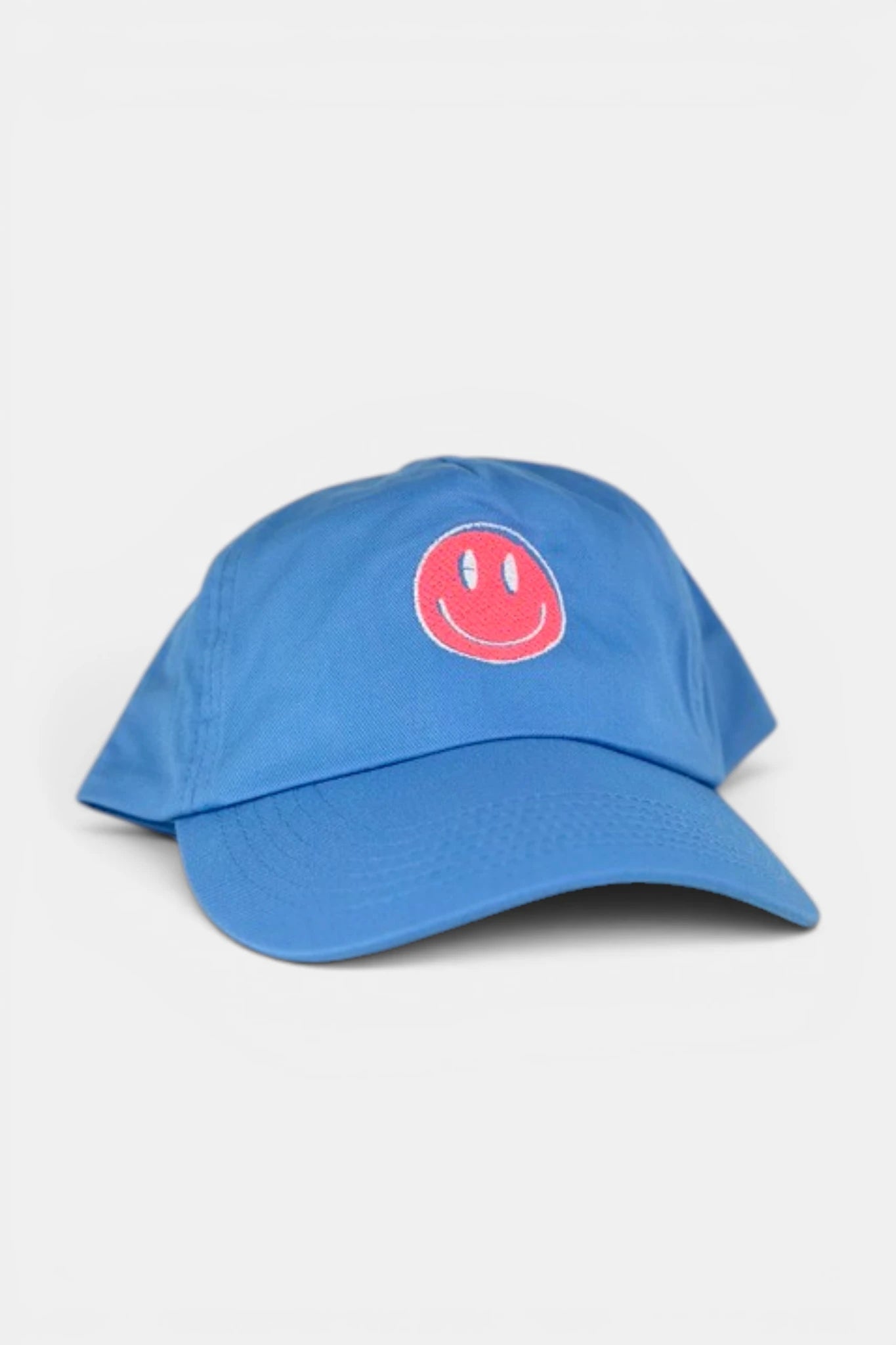 Light Blue Baseball Cap - Smiley Face