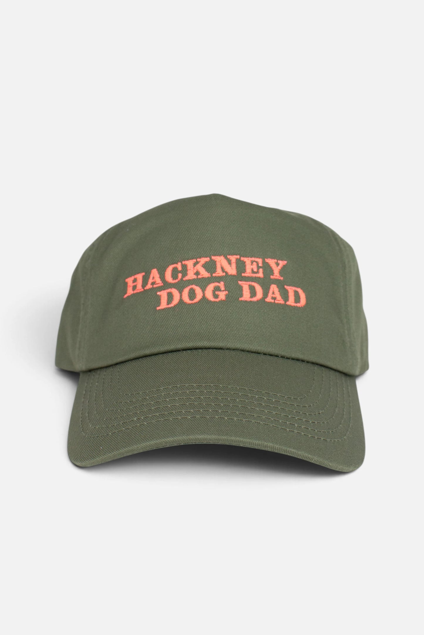 Olive Green Baseball Cap - Hackney Dog Dad